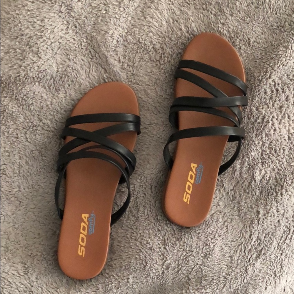 Soda slip on Flat Sandals